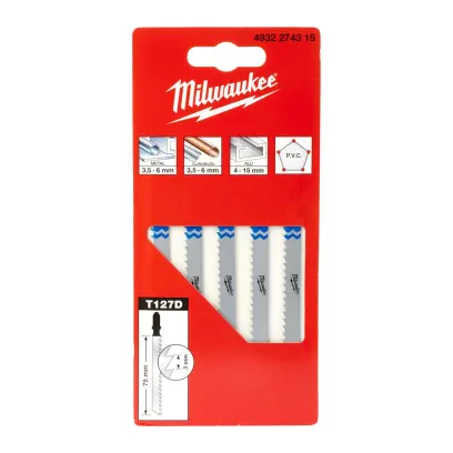 Milwaukee Pilové plátky T127D 5ks/bal.