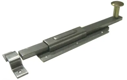 Zástrč vratová pevnostní 200mm leštěná
