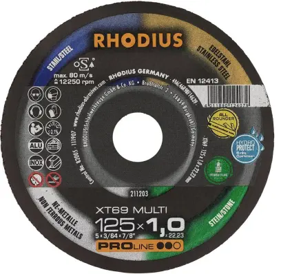 Rhodius 211706 Řezný kotouč Multi XT69 Proline 125x1,0x16,00