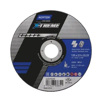 125x2.5x22.23 A36V NOR-X-Treme life T41