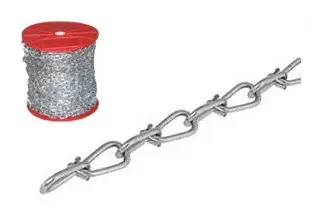 Řetěz uzlovaný DIN 5686 3,8 mm Zn - 30m/balení