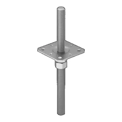 PPSR 80 Stavitelná patka sloupku 80x330x3,0 mm