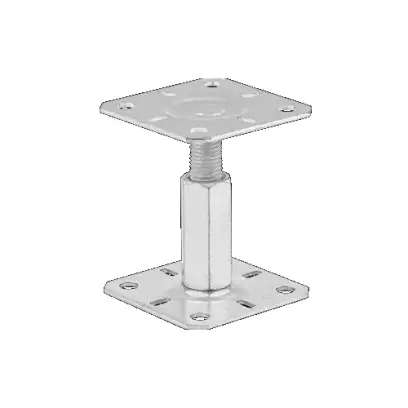 PR 100/100 Stavitelná patka sloupku 100x100x100-150 mm M20