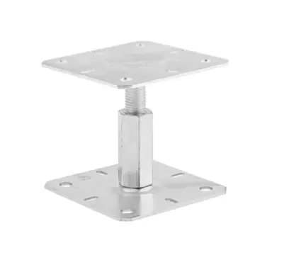 PR130/130 Stavitelná patka sloupku 130x130x100-150 mm M20