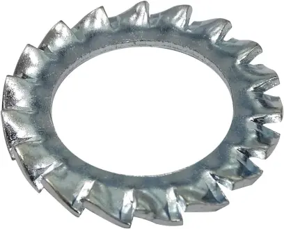 Podložka vějířová DIN 6798 A ocel 3,2 (M3) ZB