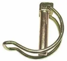 Kolík pojistný trubkový 6x40 mm Zn žlutý