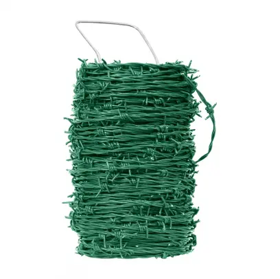 Drát ostnatý Zn + PVC 100m, zelený (5,4kg)