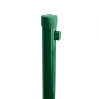 Sloupek kulatý Ø 38 mm, výška 200 cm PVC zelený