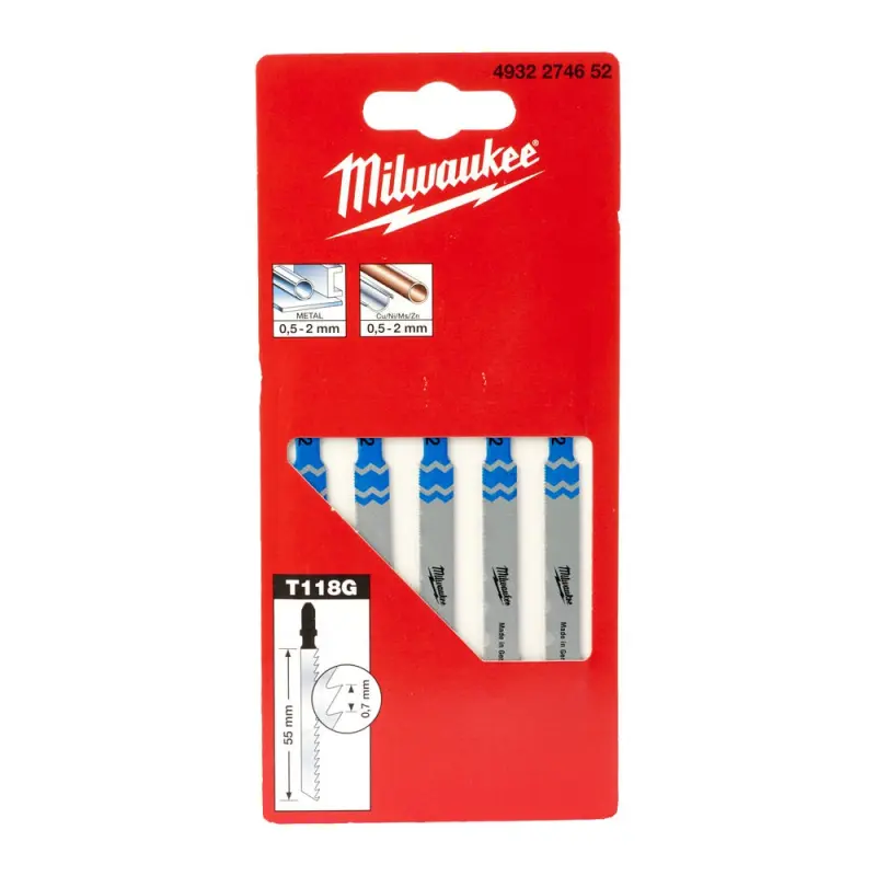 Milwaukee Plátek pil. T118G 5ks/bal. Milwaukee Plátek pil. T118G 5ks/bal.