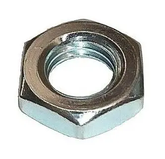Matice DIN 439 B mosaz/nikl M8