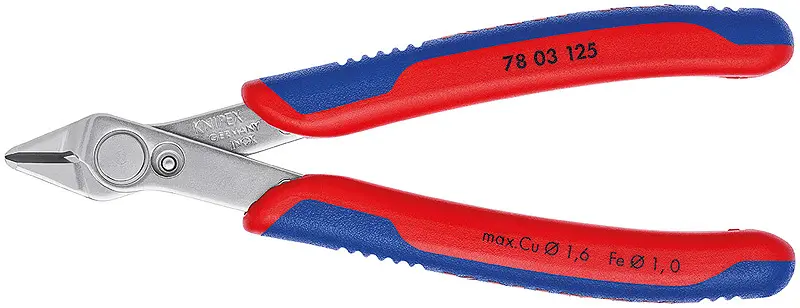 Knipex - Kleště stříhací pro elektroniku, délka 125 mm