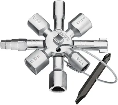 Knipex - Klíč na rozvodné skříně a systémy zavírání TwinKey