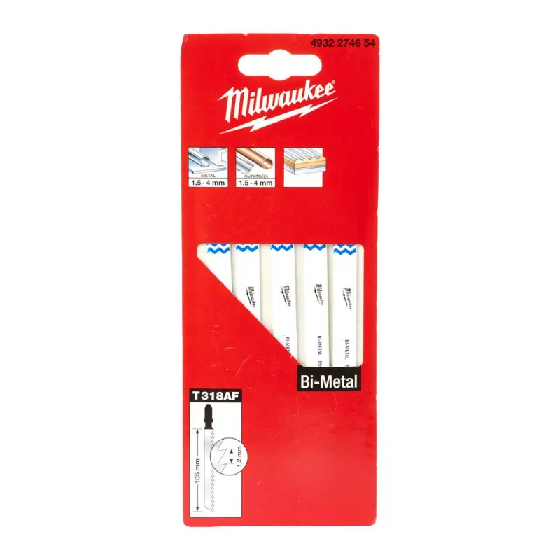 Milwaukee Pilové plátky T318AF 5ks/bal. Milwaukee Pilové plátky T318AF 5ks/bal.