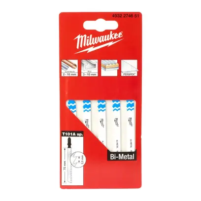 Milwaukee Pilové plátky Bi-metal 75/2,5mm 5ks/bal.