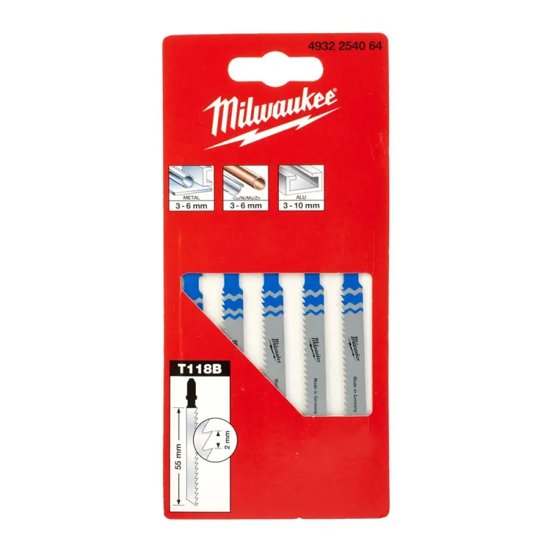 Milwaukee Plátek pil. T118B 5ks/bal.