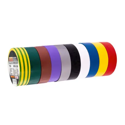 Páska izolační PVC barevná 1bal/10ks (cena za 1ks) | 19 mm x 10m