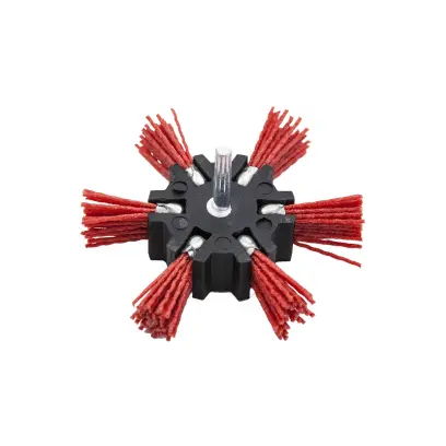 Kartáč okružní nylonový stopka 100 mm