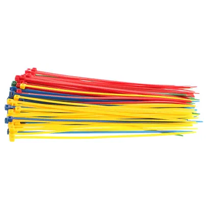 Vázací pásky nylonové barevné 1bal/100ks | 100x2,5 mm