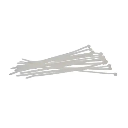 Vázací pásky nylonové bílé 1bal/50ks | 500x7,6 mm