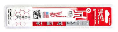 Milwaukee Pilové plátky na kov TORCH 150x1,4 mm 5 ks