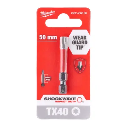 Milwaukee Šroubovací bit ShW TX40 50mm - 1ks