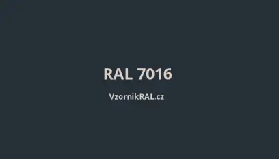 Šroub samovrtný 4,8x35mm + EPDM podložka, RAL 7016 Antracitová šedá