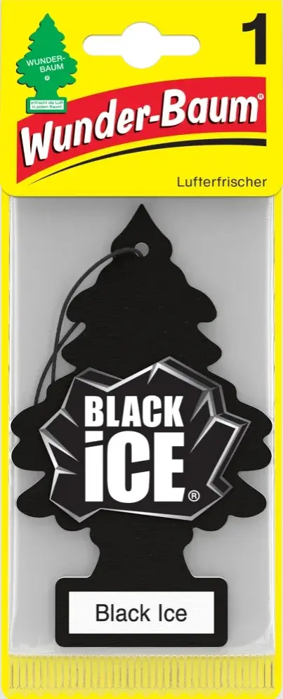 Wunder-Baum papírový vonný stromeček - Black Ice