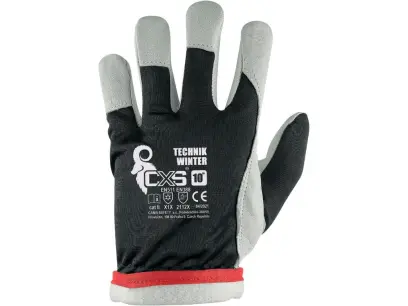 Rukavice CXS TECHNIK WINTER, zimní, kombinované, vel. 10