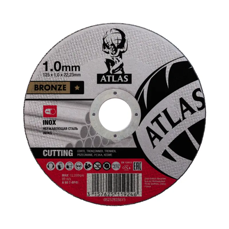 125x1,0x22,2 /nerez A60T-BF41 ATLAS
