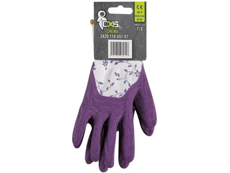 Rukavice CXS CHENA, máčené do 3/4 v latexu, vel. 07